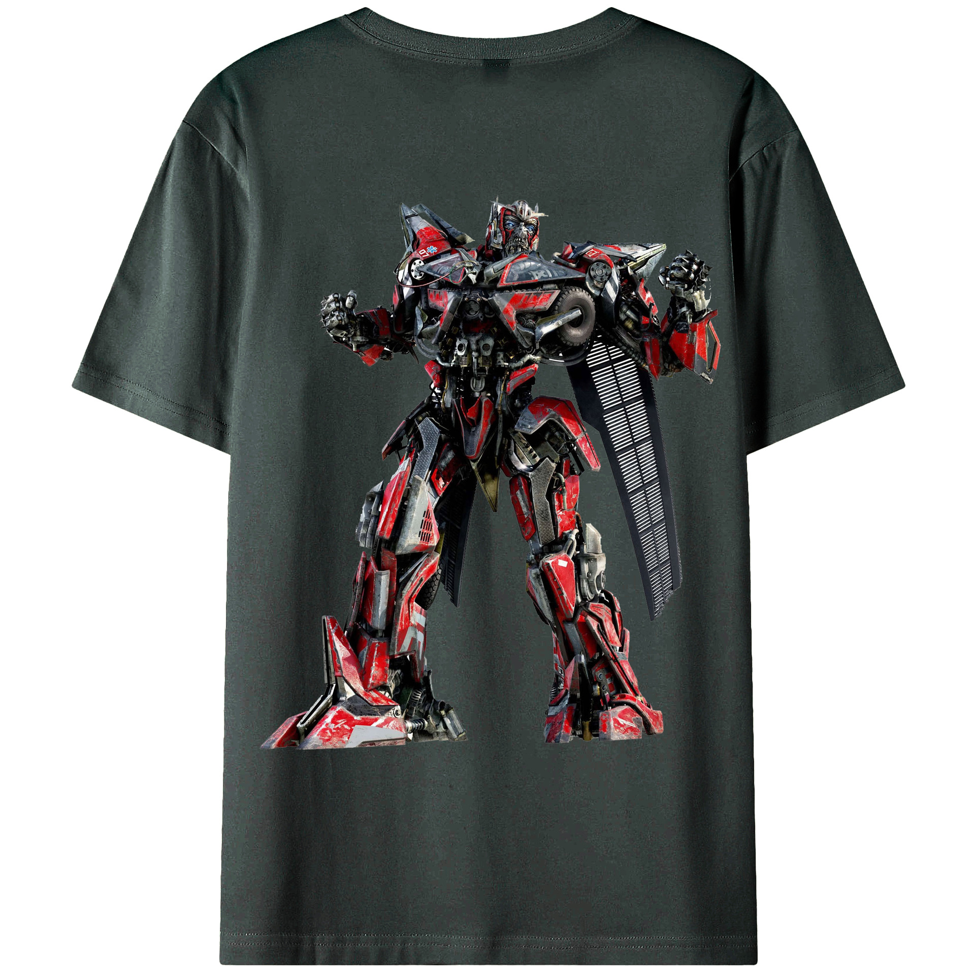 （画像用）  綿100％ メンズ半袖Tシャツ（バックプリント） 通気性